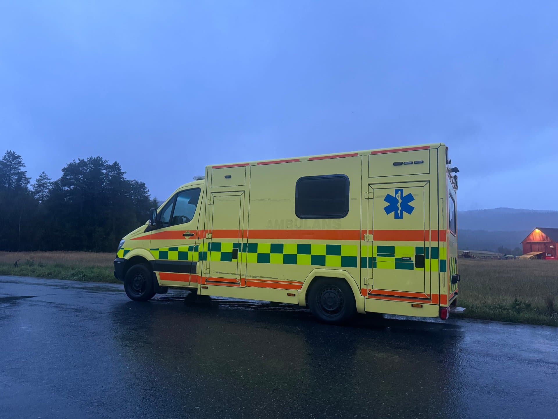 Svensk ambulanse internasjonalt etterlyst – her ble den funnet